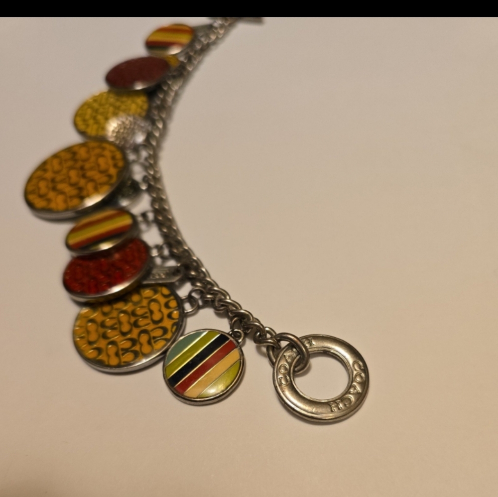 Vintage 90's Coach Charm Bracelet